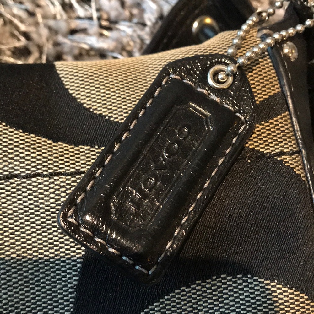 Coach-Monogramed Shoulder Bag - Picture 5 of 7